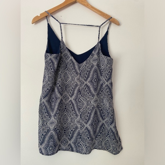 H&M spaghetti strapped tank with geometric designs and slits up the sides. - Picture 2 of 6